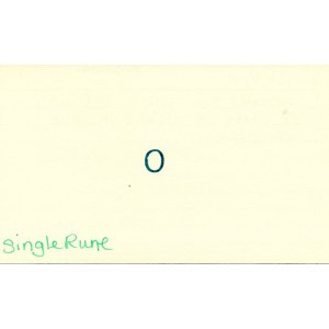 SQ Single Rune
